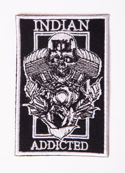 Patch Indian Addicted (Totenkopf)